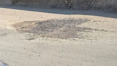 درخواست اهالی برای چاله نبش پورسینا 31